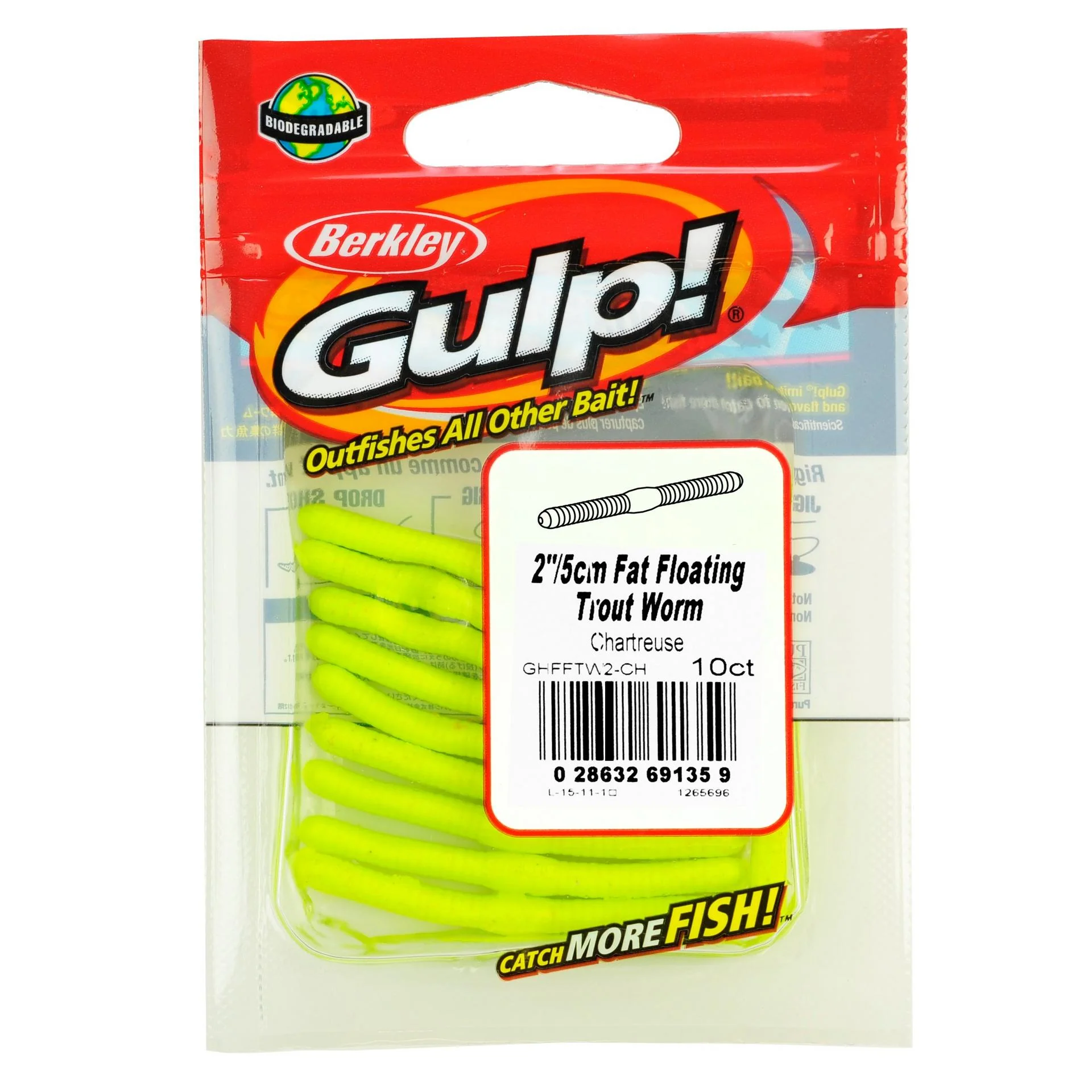 Gulp!® Fat Floating Trout Worm - Image 7