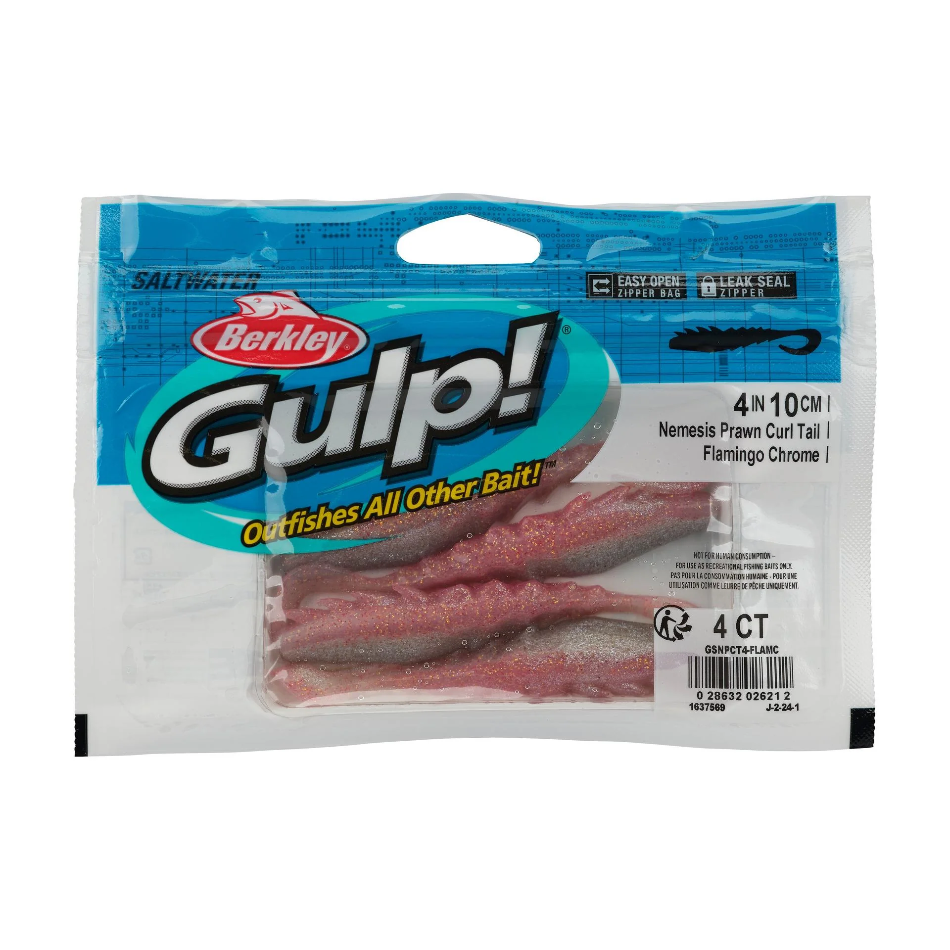 Gulp!® Saltwater Nemesis Prawn Curl Tail - Image 15