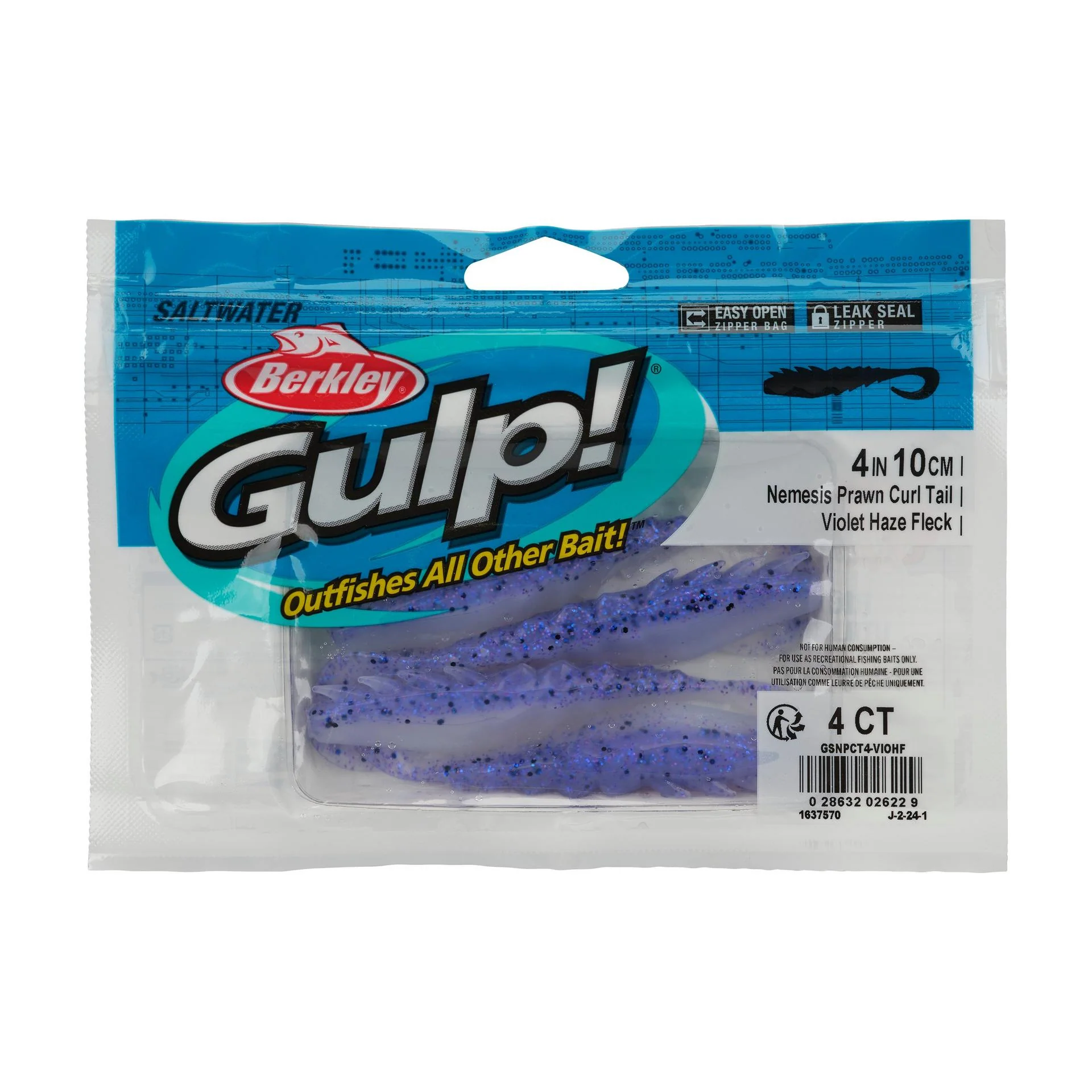 Gulp!® Saltwater Nemesis Prawn Curl Tail - Image 17