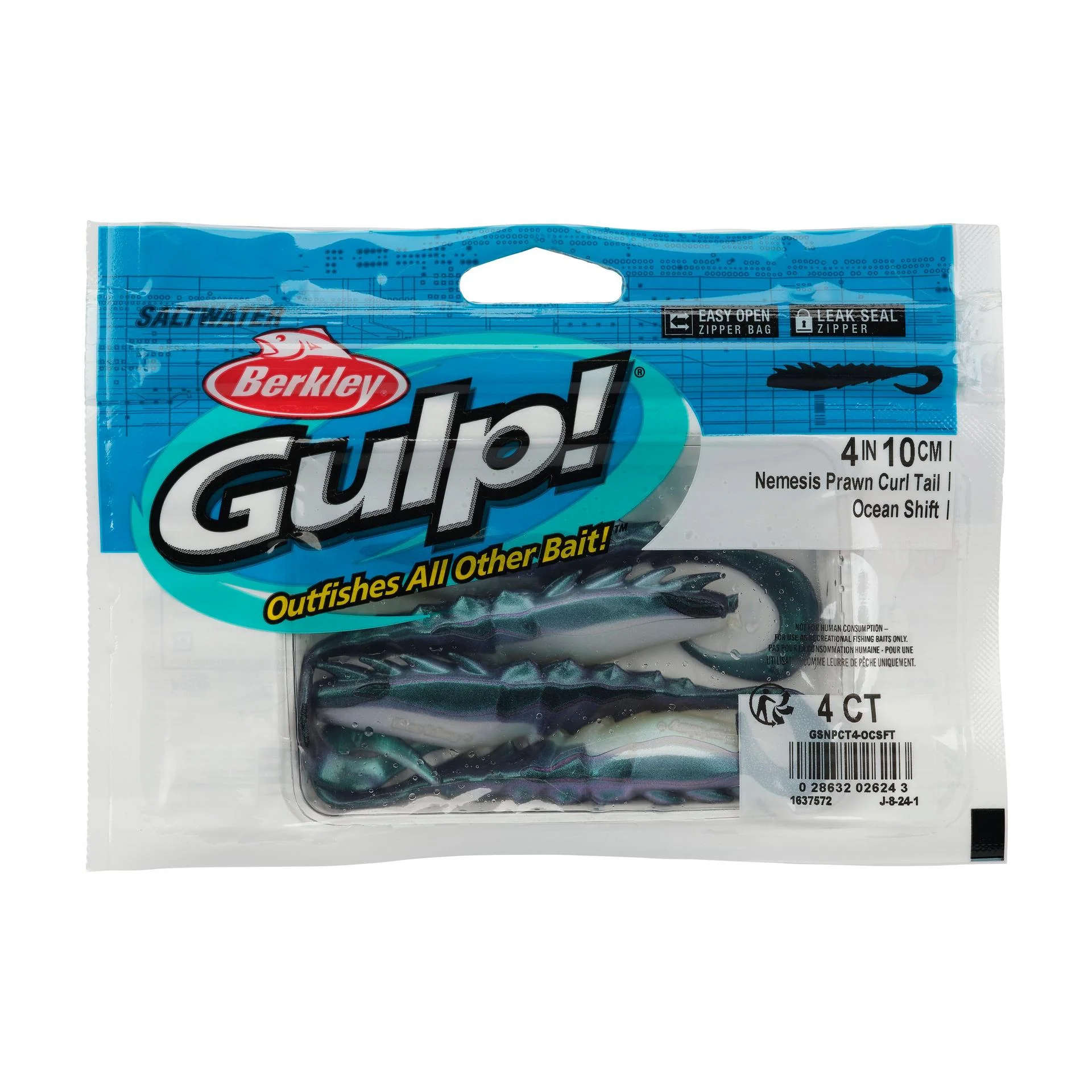 Gulp!® Saltwater Nemesis Prawn Curl Tail - Image 21