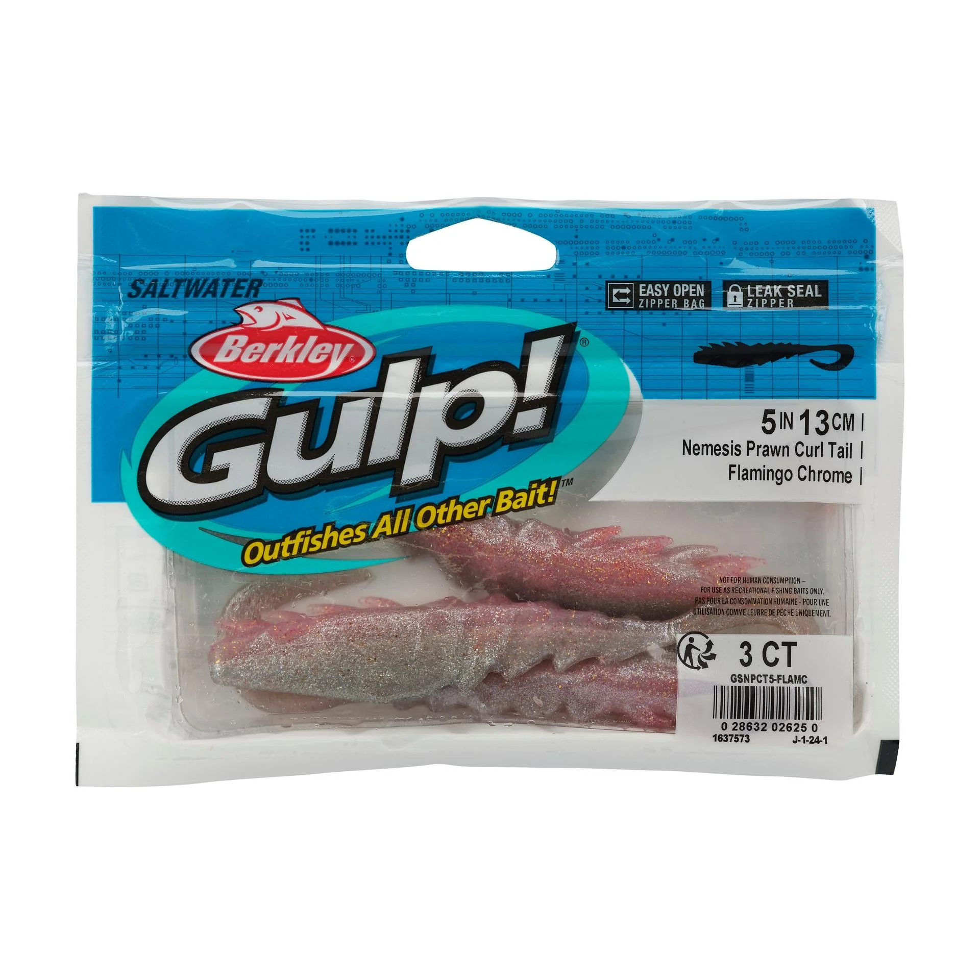 Gulp!® Saltwater Nemesis Prawn Curl Tail - Image 23