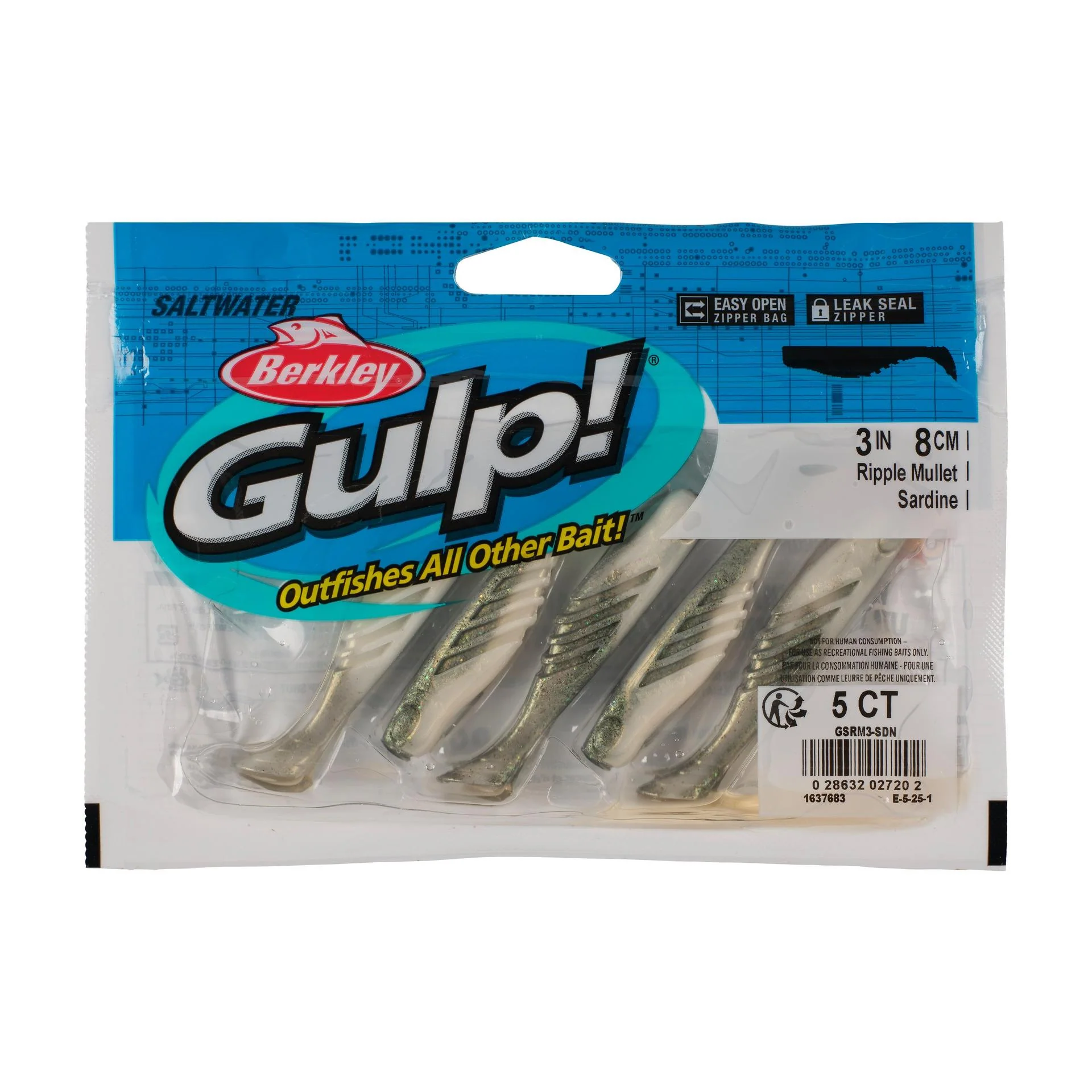 Gulp!® Saltwater Ripple Mullet - Image 24