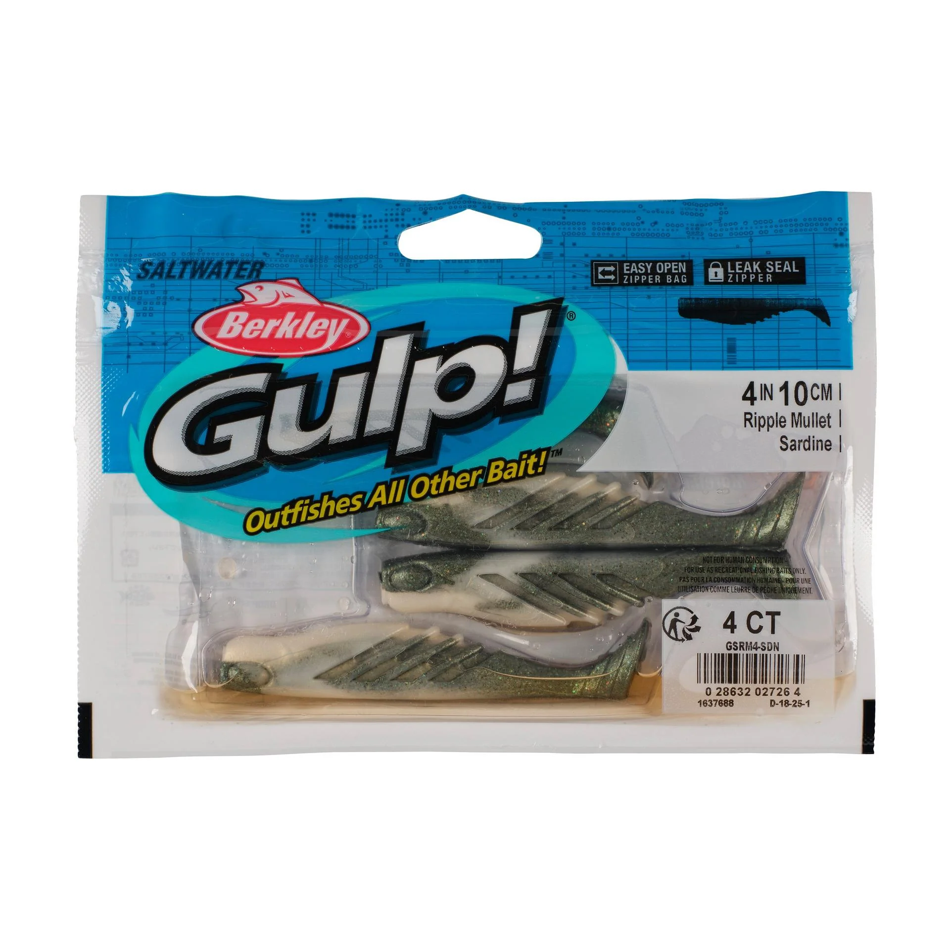 Gulp!® Saltwater Ripple Mullet - Image 35