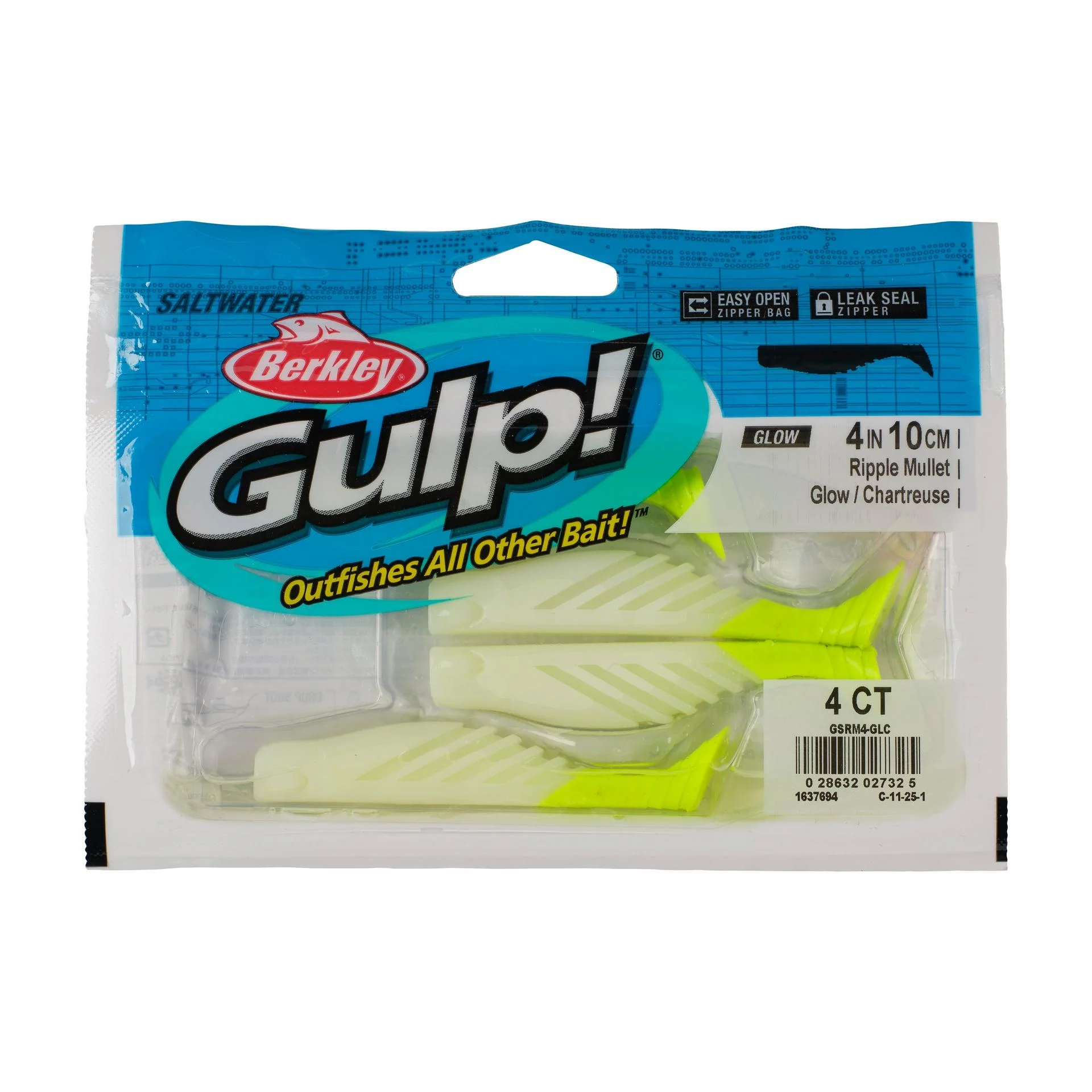 Gulp!® Saltwater Ripple Mullet - Image 48