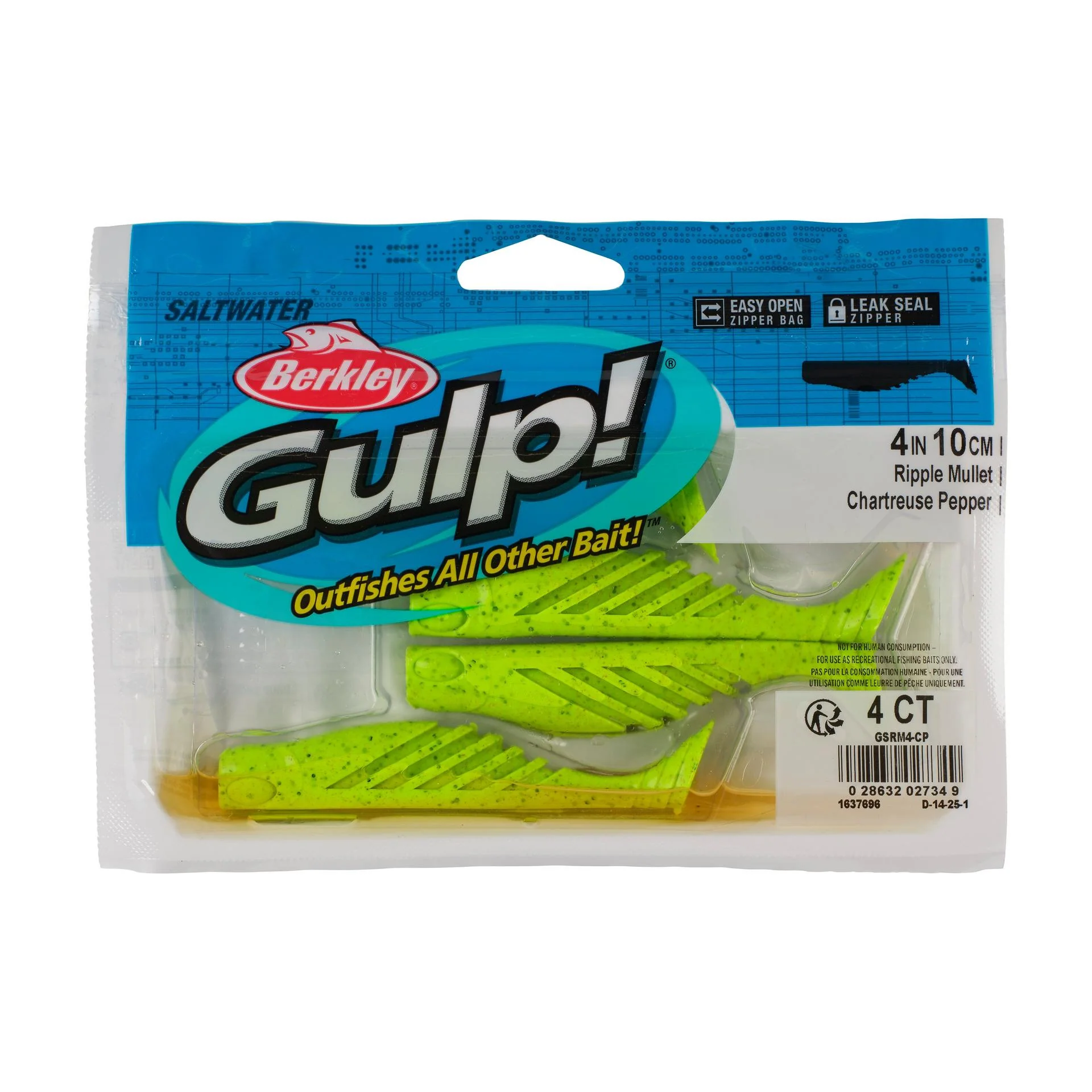 Gulp!® Saltwater Ripple Mullet - Image 52