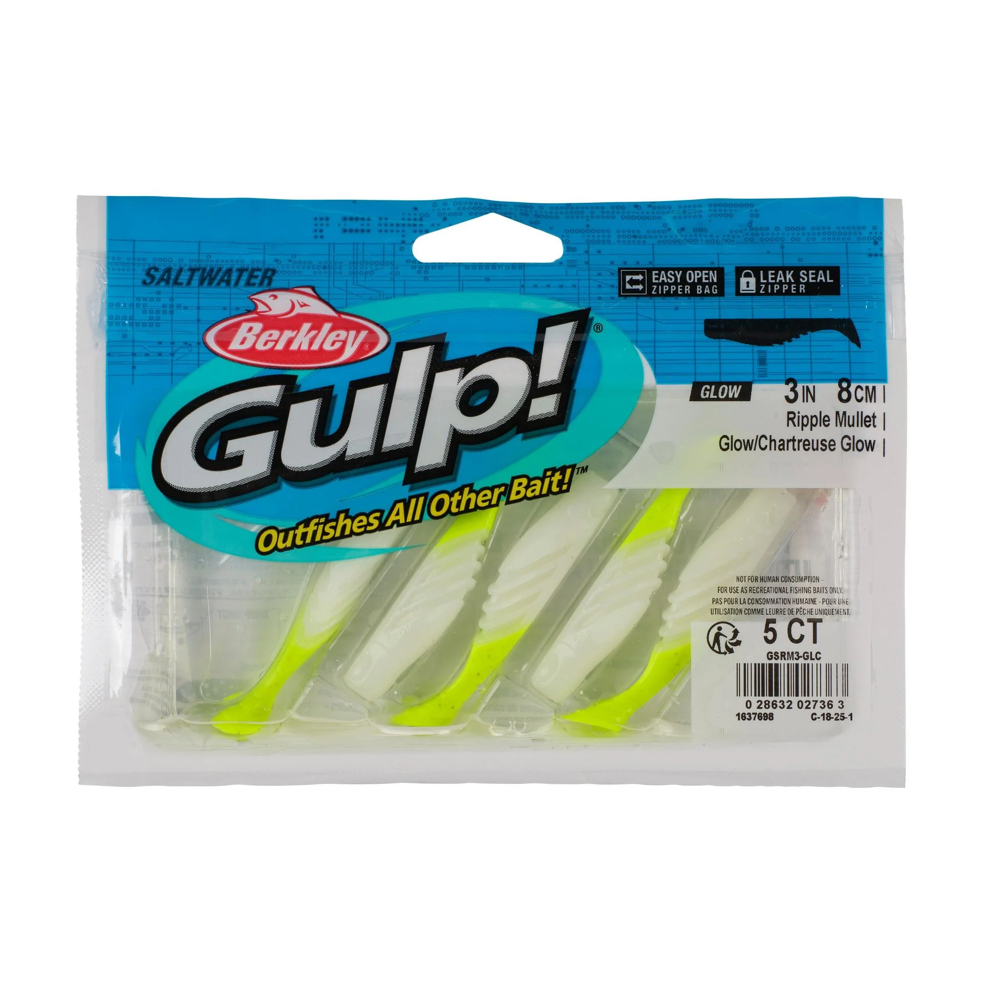 Gulp!® Saltwater Ripple Mullet - Image 56