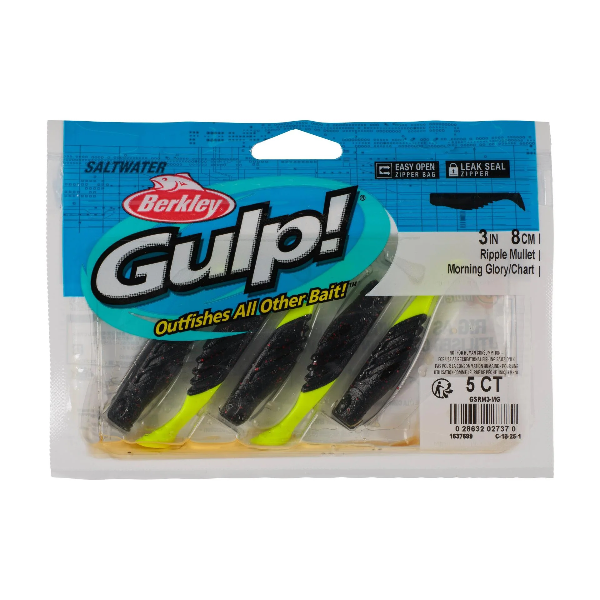 Gulp!® Saltwater Ripple Mullet - Image 58