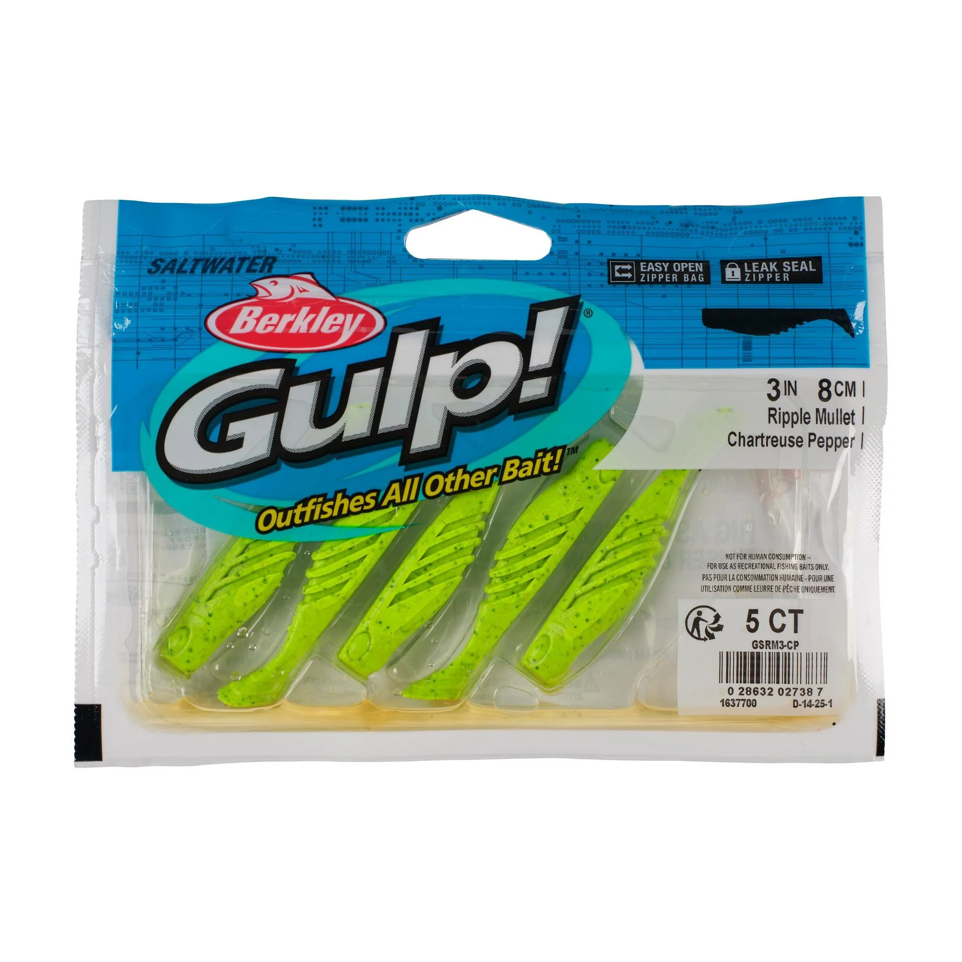 Gulp!® Saltwater Ripple Mullet - Image 60